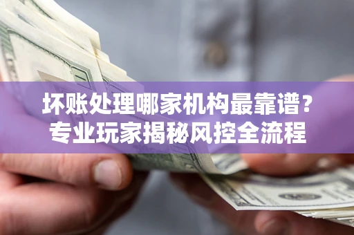 济南坏账处理哪家机构最靠谱？专业玩家揭秘风控全流程