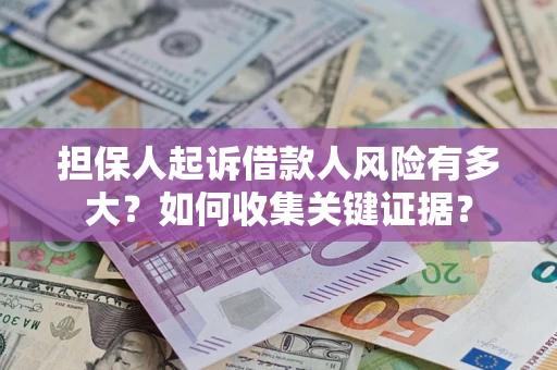 济南担保人起诉借款人风险有多大？如何收集关键证据？