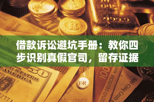 济南借款诉讼避坑手册：教你四步识别真假官司，留存证据不踩雷