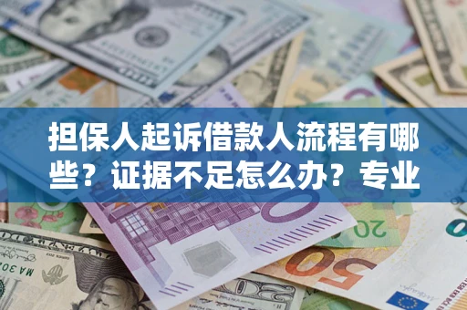 济南担保人起诉借款人流程有哪些？证据不足怎么办？专业律师解答