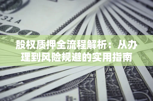 济南股权质押全流程解析：从办理到风险规避的实用指南