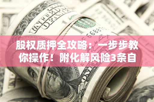 济南股权质押全攻略：一步步教你操作！附化解风险3条自救法则