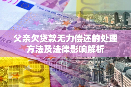 济南父亲欠贷款无力偿还的处理方法及法律影响解析