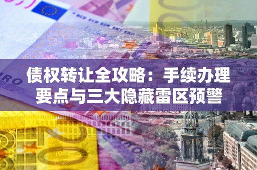 济南债权转让全攻略：手续办理要点与三大隐藏雷区预警